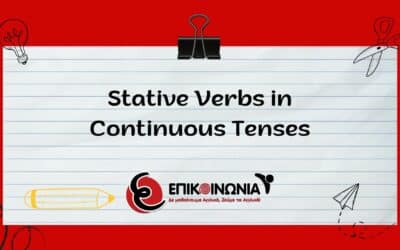 Stative Verbs in Continuous Tenses
